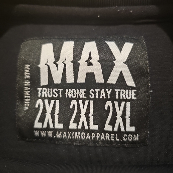 Maximo Apparel MAX Trust None Stay True T-Shirt Streetwear NOLA Hip Hop 2XL Mens - Picture 2 of 5